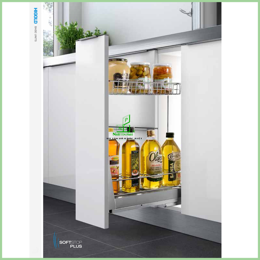 Kệ gia vị inox 2 tầng Higold 305003