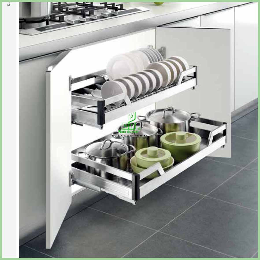 Kệ chén di động tủ trên Lift-Basket Ecalite EL-BL800W - Phụ kiện tủ bếp  chính hãng