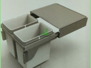 Thùng rác 2 ngăn inox – Higold 306083