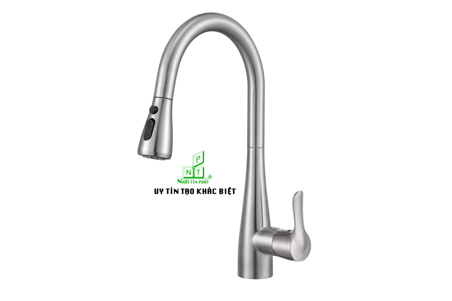Vòi rửa chén bát nóng lạnh inox 304 Eurogold - EUF119MR
