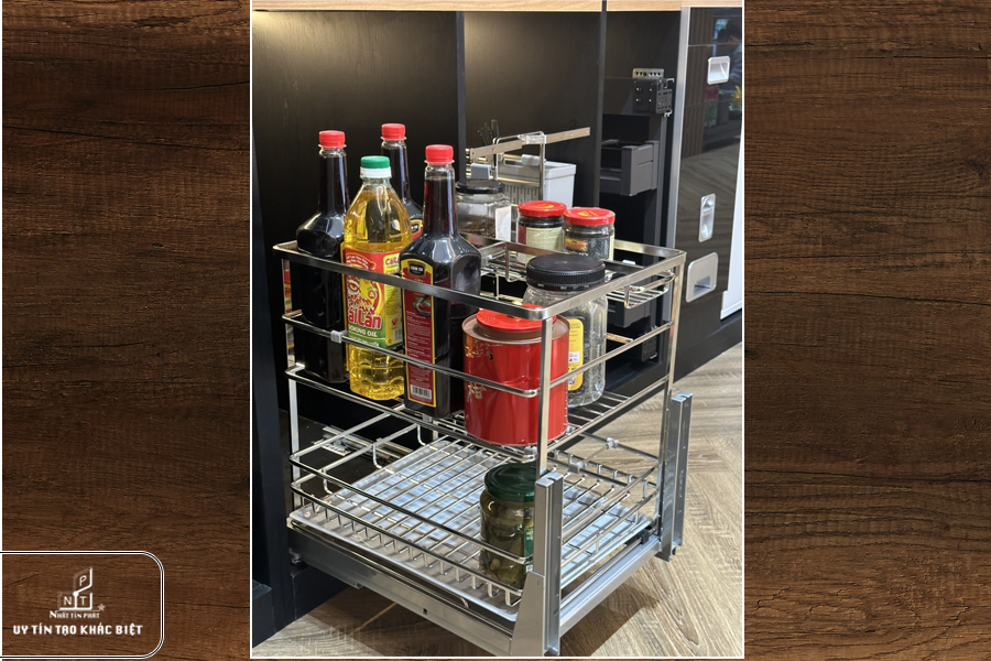 Kệ gia vị inox 304 Mix Oval Grob GC0304 45B - Ảnh 4