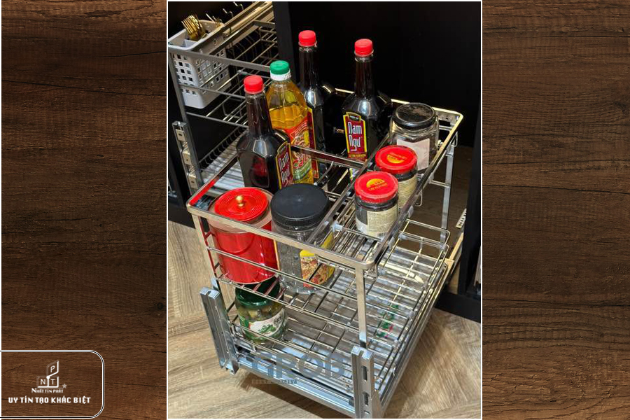 Kệ gia vị inox 304 Mix Oval Grob GC0304 45B - Ảnh 3