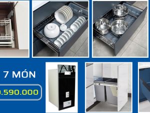Combo 7 Món Phụ Kiện Tủ Bếp Giá Rẻ